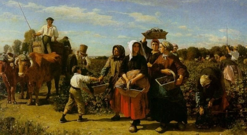 La vendemmia a Chateau Lagrange - Joslyn Art Museum,Omaha